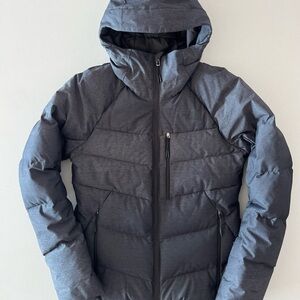 Dark charcoal grey North Face Heavenly Goose Down Jacket. Excellent condition